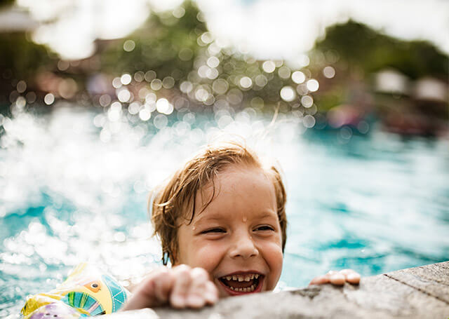 Child Swimming
